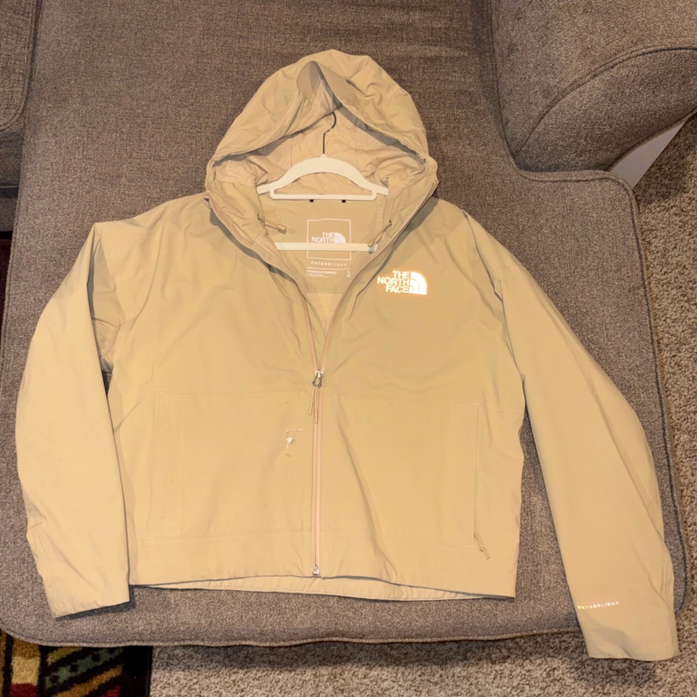 The North Face Tan Zip-Up Jacket